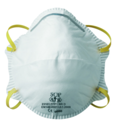 Masque respiratoire PANAREA TWIN en silicone Bi-Cartouches bayonnette  Classe 3 - COVERGUARD - MisterMateriaux