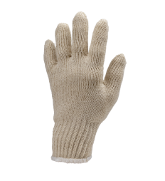 Coverguard - Gants blanc en coton tricoté épais EUROLITE 4330 (Pack de 250)