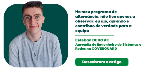 Esteban, jovem talento no centro do sistema
