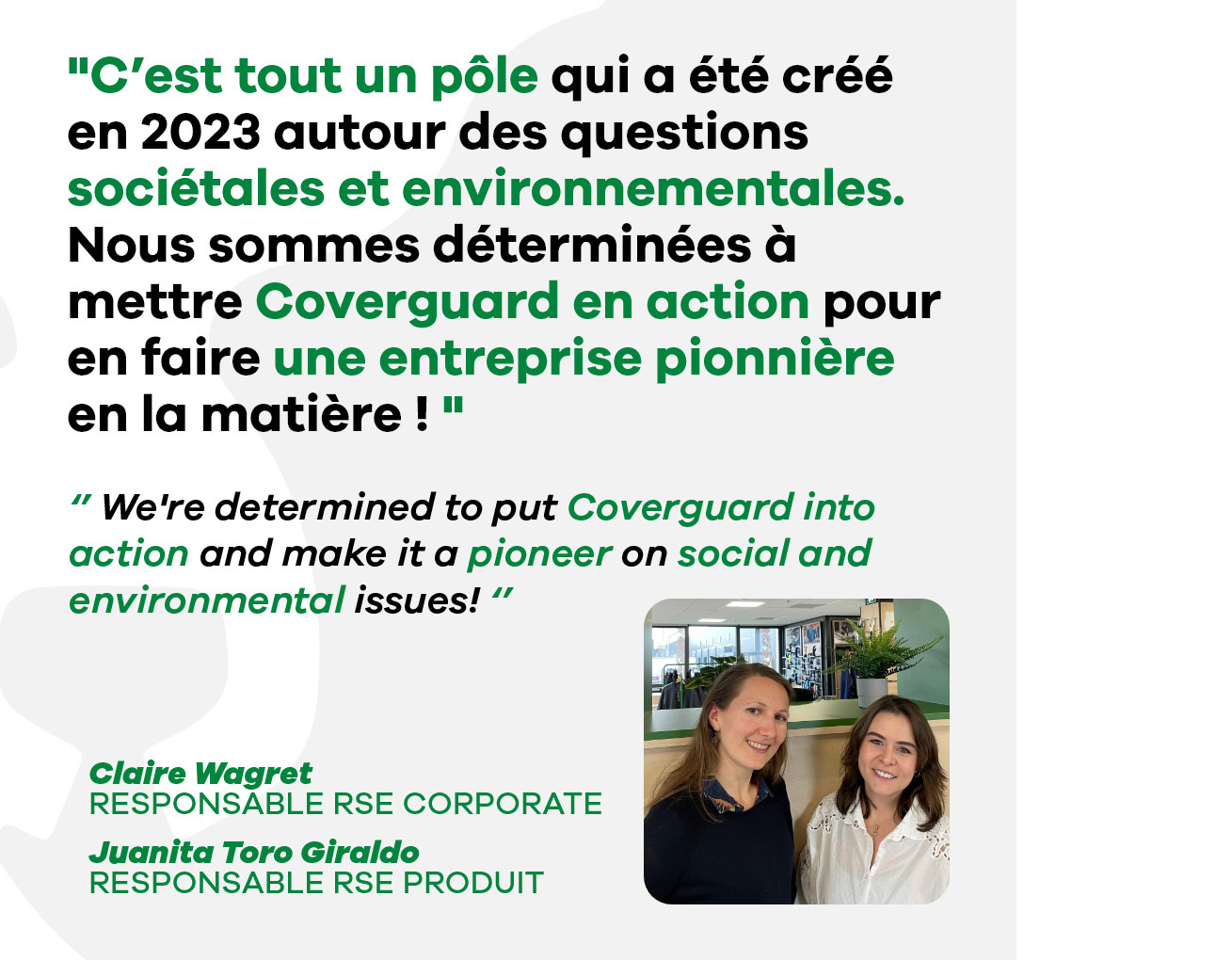 CSR at the heart of Coverguard's transformation project