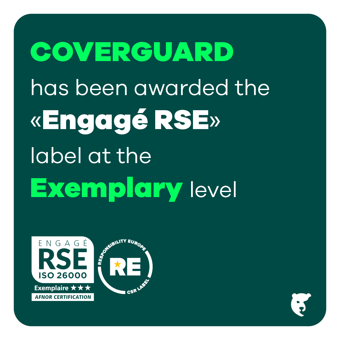 Coverguard awarded the Engagé RSE Exemplary level: a key milestone in its responsible development strategy​