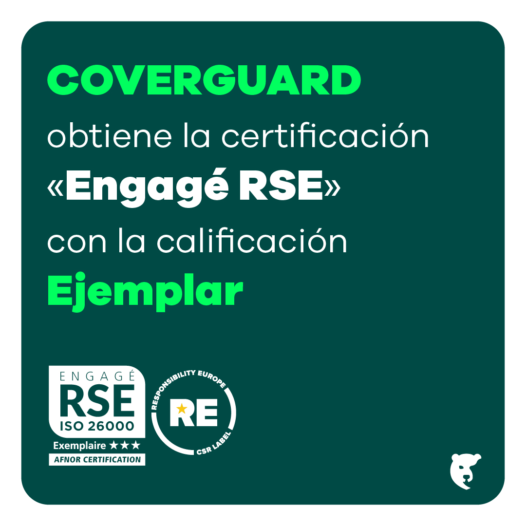 Coverguard obtiene el nivel Exemplary del sello Engagé RSE: un hito clave en su estrategia de desarrollo responsable